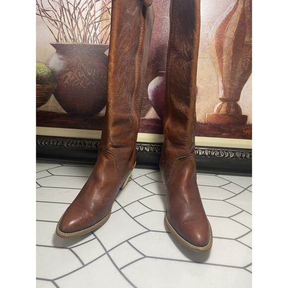 Frye Other - Frye American Classics Marron Leather Western Cowboy Boots Mens Size 8.5 B
